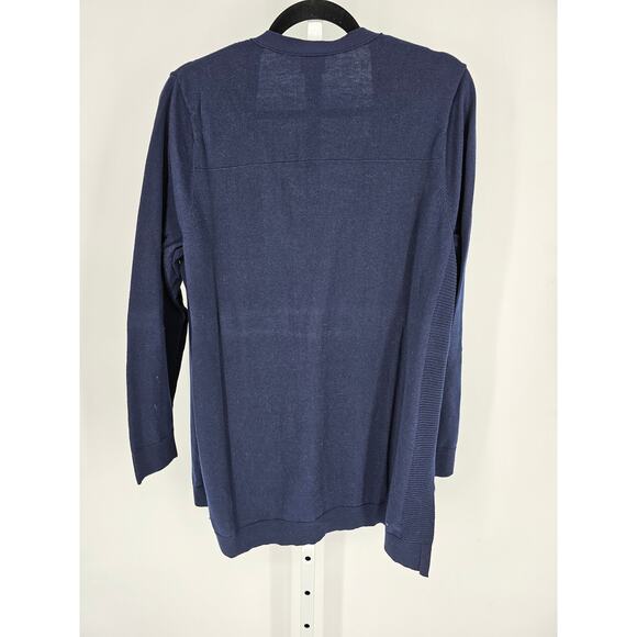 Chico's Women's Blue Long Sleeve Open Front Knitted Cardigan Size 3 (XL) - Picture 4 of 4